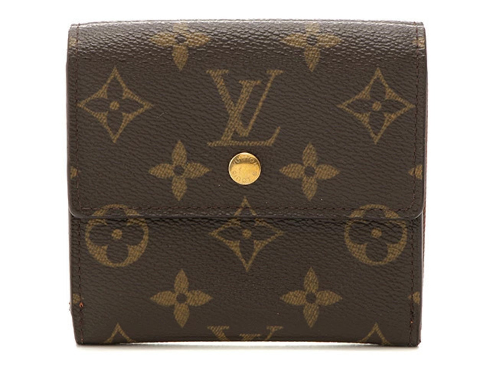 LOUIS VUITTON Wallet Portemonnaie Billet Carte Credit Monogram